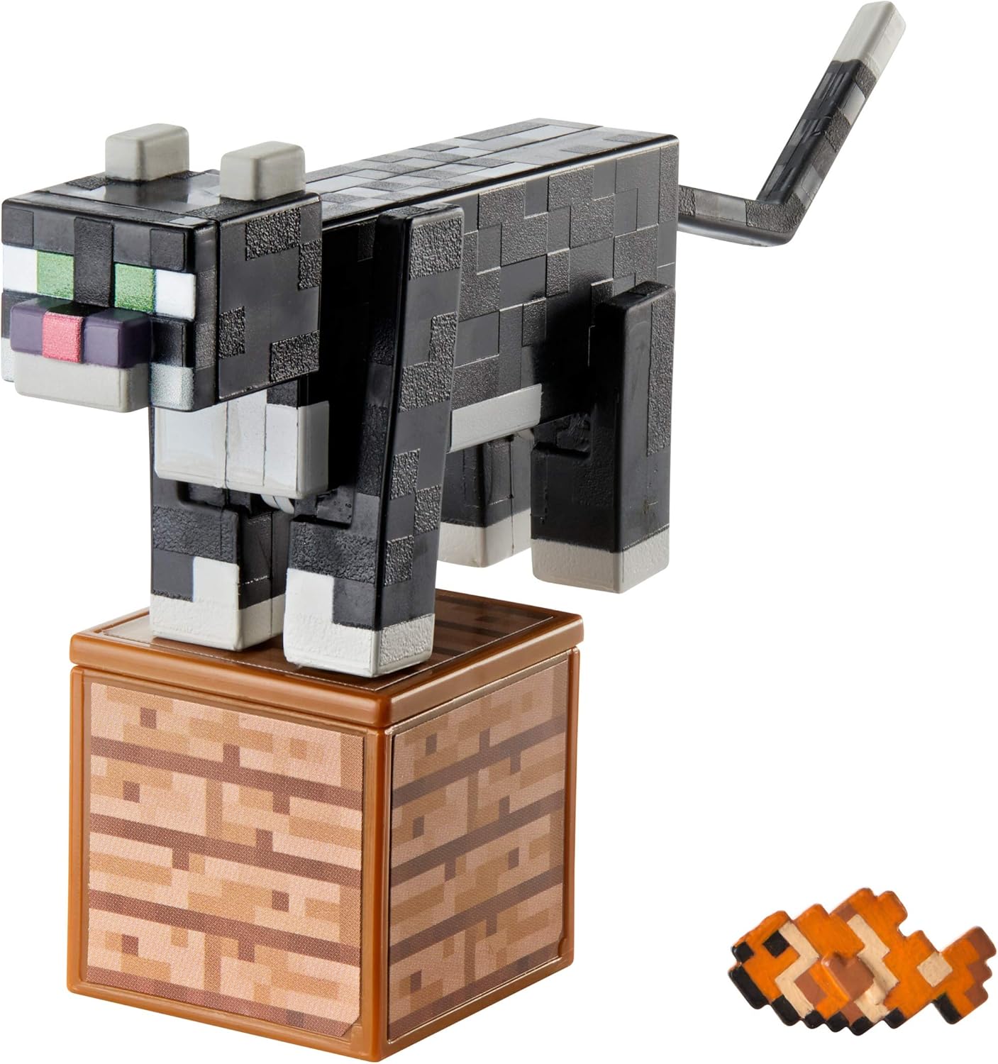 Mattel Minecraft Comic Mode Tuxedo Cat Action Figure