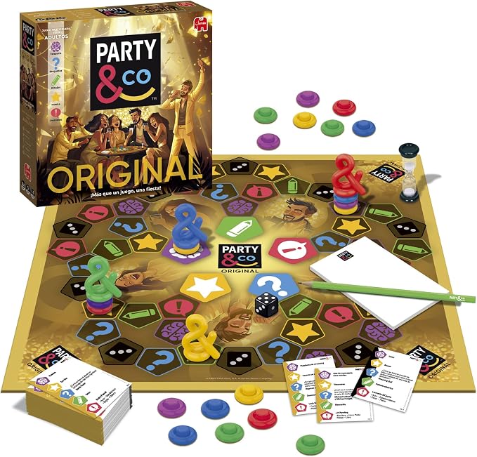 Party & Co. Original | Juego de Mesa para Adultos, Multiprueba, Divertido y por Equipos, Ideal para Fiestas | +14 Años, Juegos de Mesa Adultos de Party and Co.