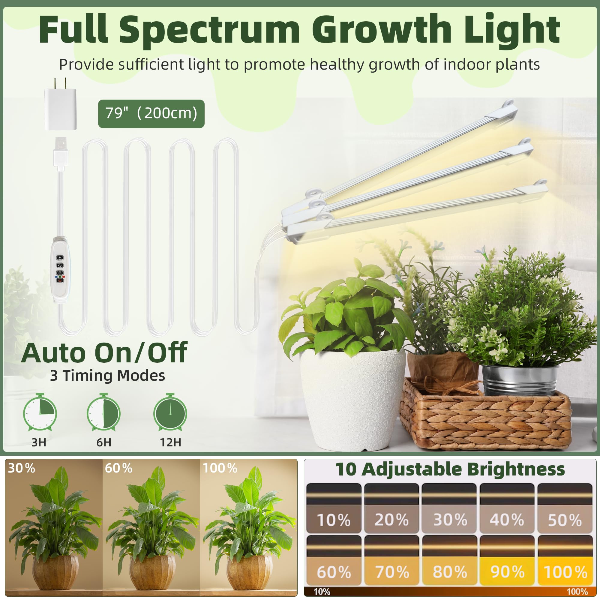 Test : Support Plantes D'intérieur Avec Lampes De Croissance En Métal