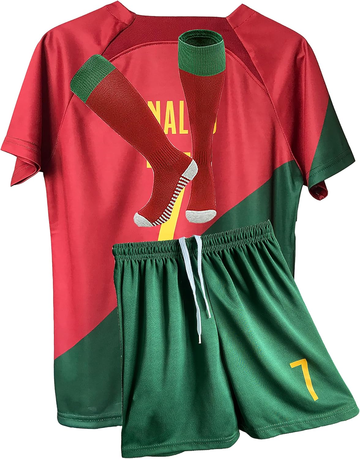 Boys Soccer Jerseys Training Uniform Soccer Jerseys for Kids Youth Soccer Fans Jerseys Gift Kit Set