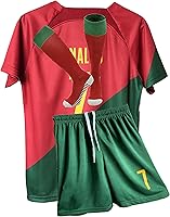 FQY Boys Soccer Jersey Training Uniform for Kids Youth - Breathable Quick-Dry Fans Gift Kit Set