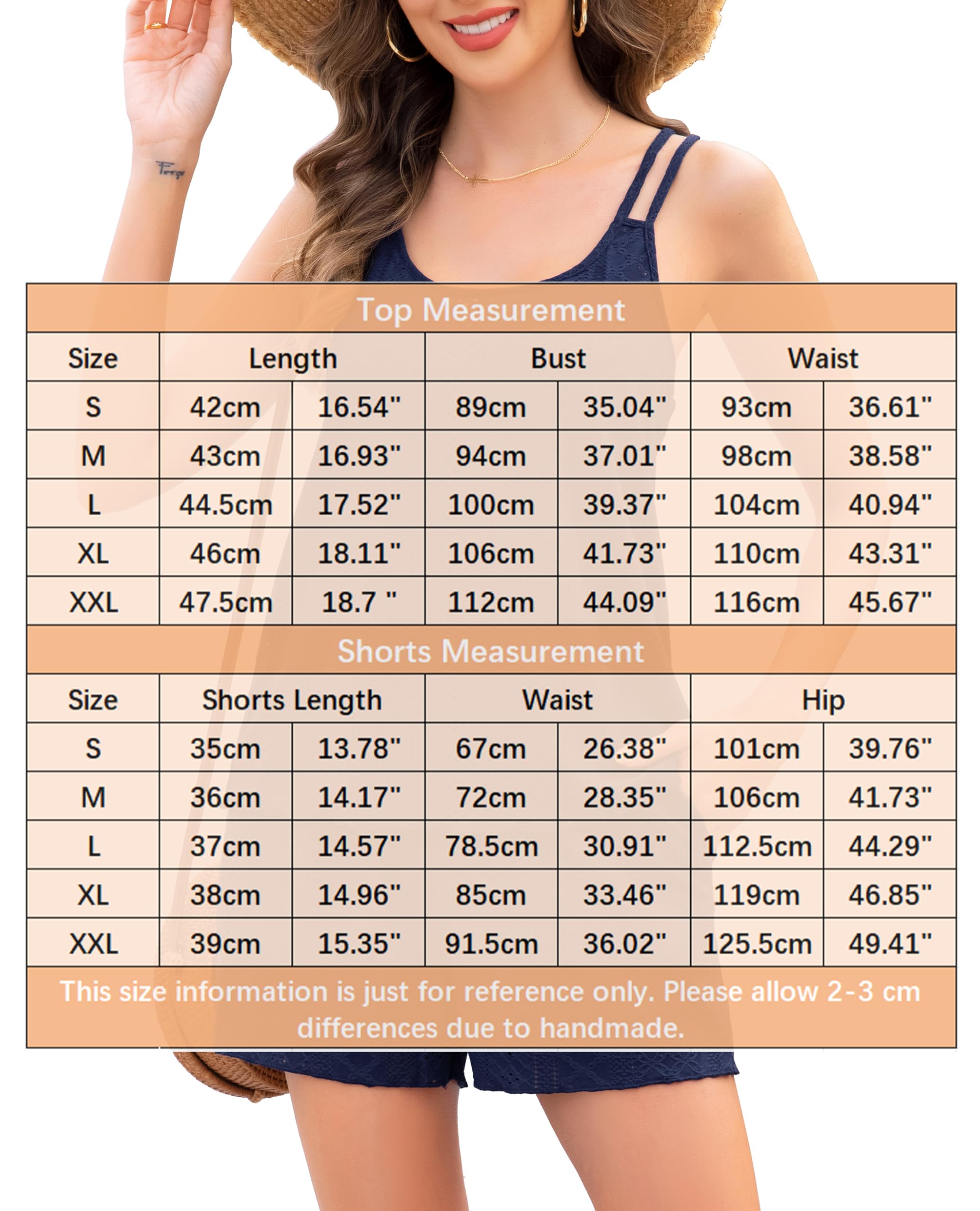 Sopesil Pigiama Donna Estivo Canotta Pigiama Due Pezzi Senza Maniche Completo Leggero Donna Pigiami Moda e Comodo Taille S-XXL