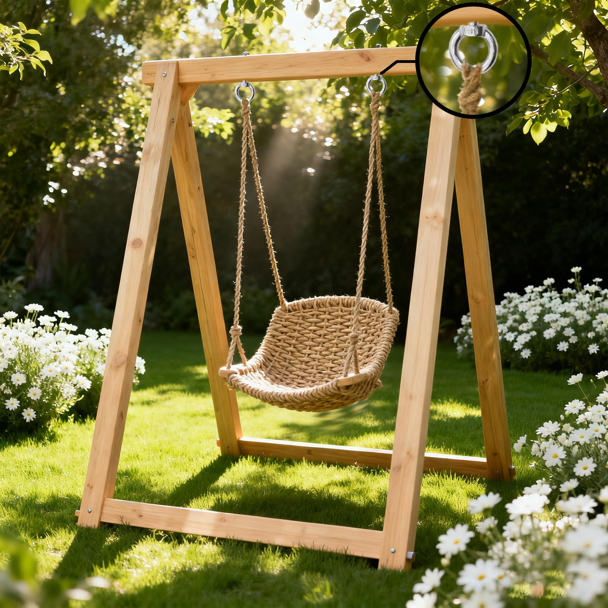 6 pezzi Ganci Ad Occhiello m10 Resistenti Da 14 Cm, Bulloni a Occhiello In Acciaio Inossidabile, Viti Ad Occhiello Autofilettanti, Robusto e Facile Da Installare, Per Yoga, Sdraio, Vaso