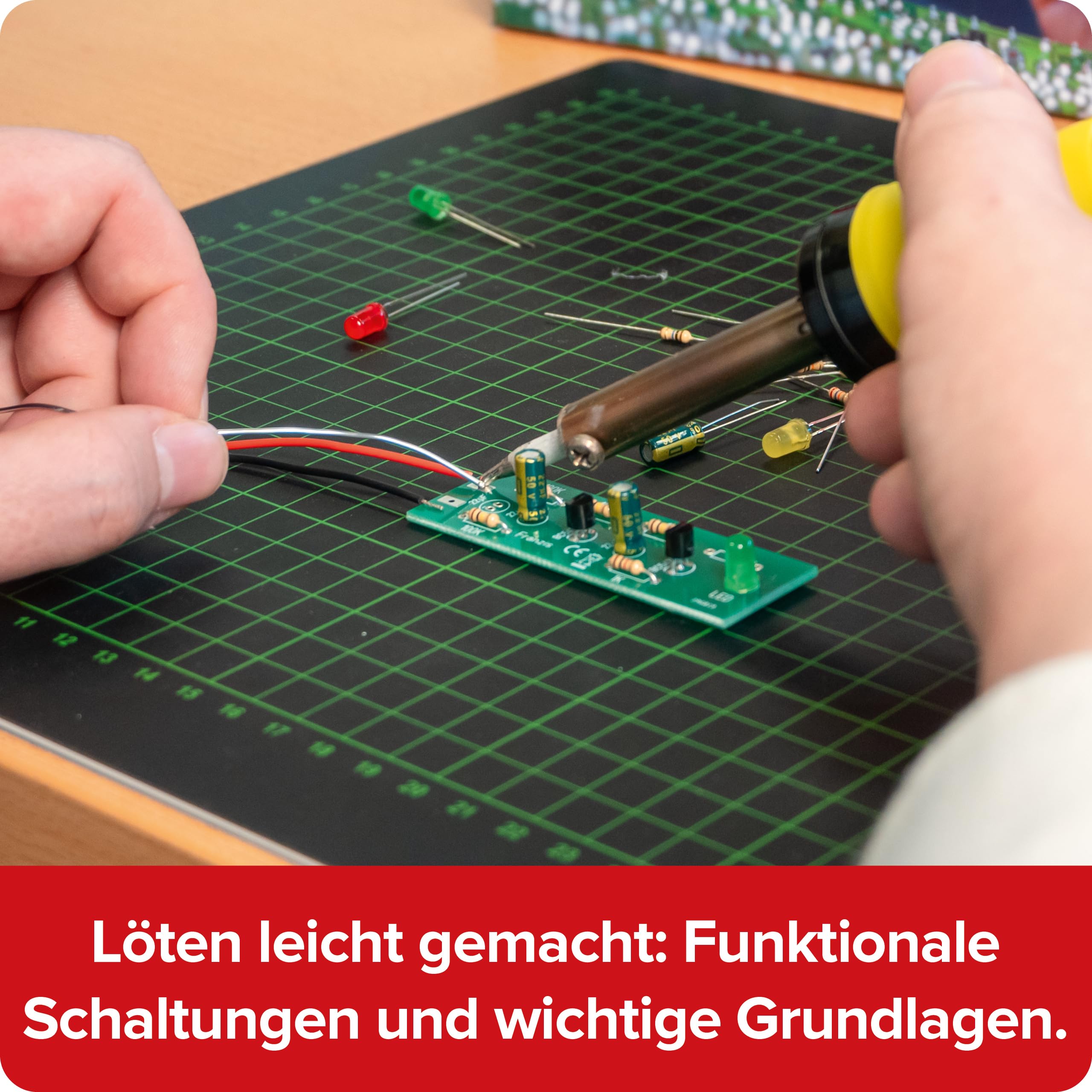 FRANZIS 67122 - Mach's einfach - Maker Kit Löten lernen, empfohlen ab 14 Jahren
