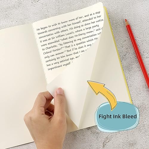 Miniatura 4 de Paquete de 24 cuadernos en blanco y diario a granel, multicubierta, papel grueso liso sin forro, tamaño A5, 5.5 x 8.3 pulgadas, 60 páginas, cuaderno