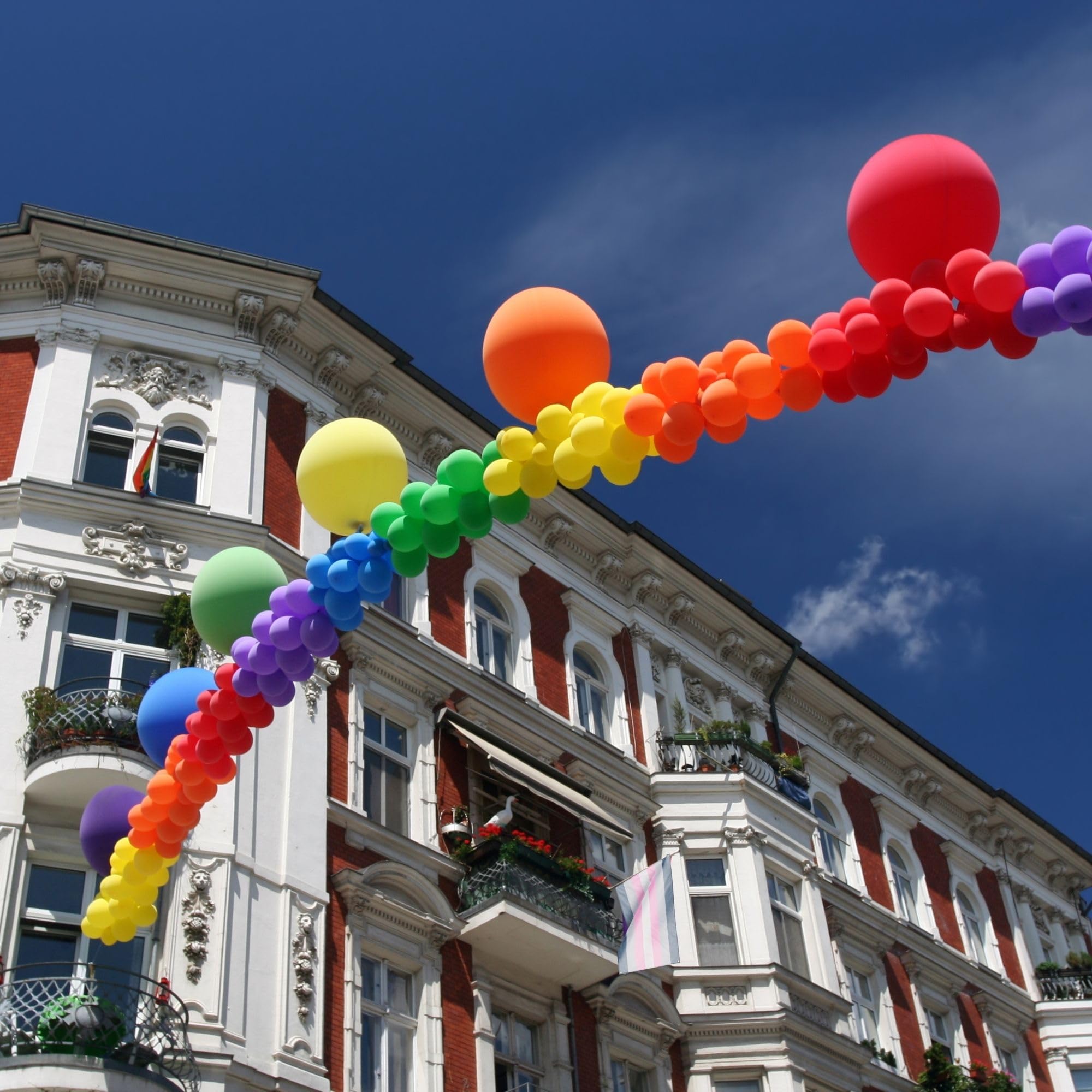 Runesol Demigirl Pride Flag - 91x152cm (3ft x 5ft) With 4 Grommets, LGBT+ Inside and Outside With Vivid Colours - Image 3