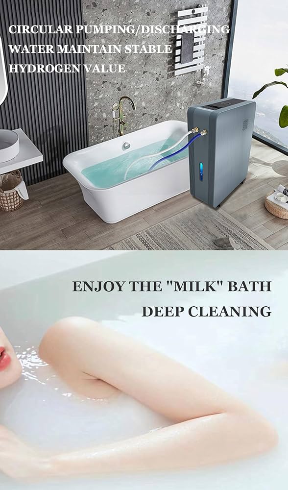 Amazon.com: OUOQNUE 2500PPB Portable H2 Bath Machine, High