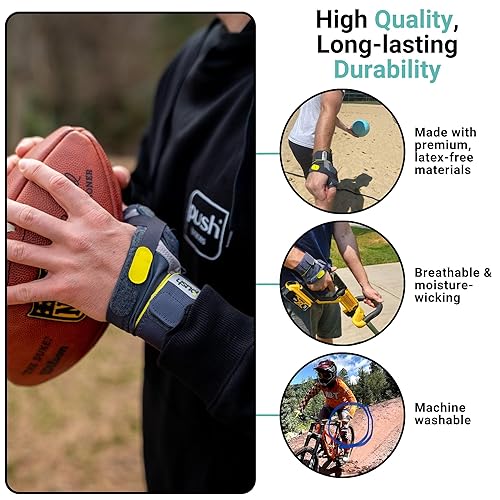 Miniatura 5 de Push Sports Soporte para el pulgar para lesiones en las articulaciones del pulgar MP. Alivio para lesiones de pulgar y ligamento de esquiador. Se