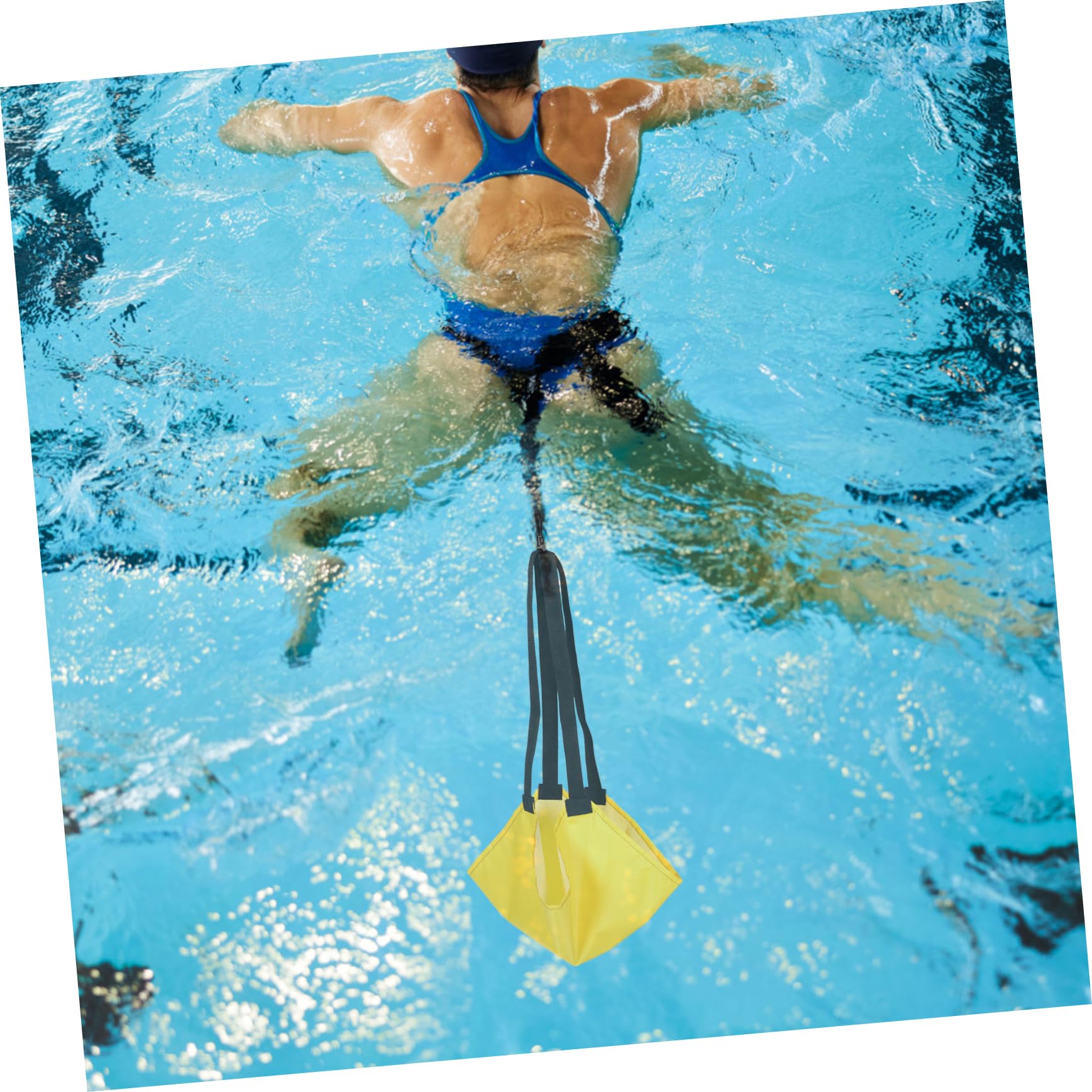 TOYANDONA Paraguas De Resistencia Entrenador De Natación Paracaídas Equipo Flotante para Ayuda para Nadar Clases De Natación En Piscina Accesorios para Nadadores Acuáticos De