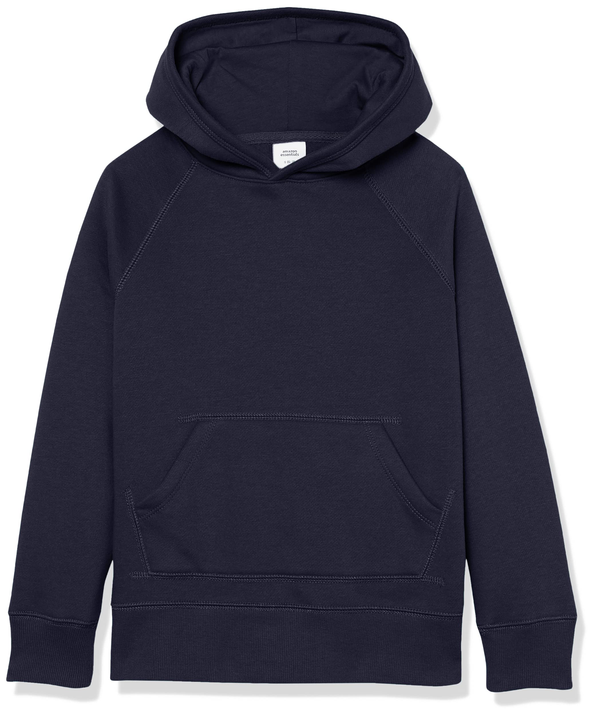 Amazon Essentials Girls and Toddlers' Pullover Hoodie Sweatshirt with Kangaroo Pocket