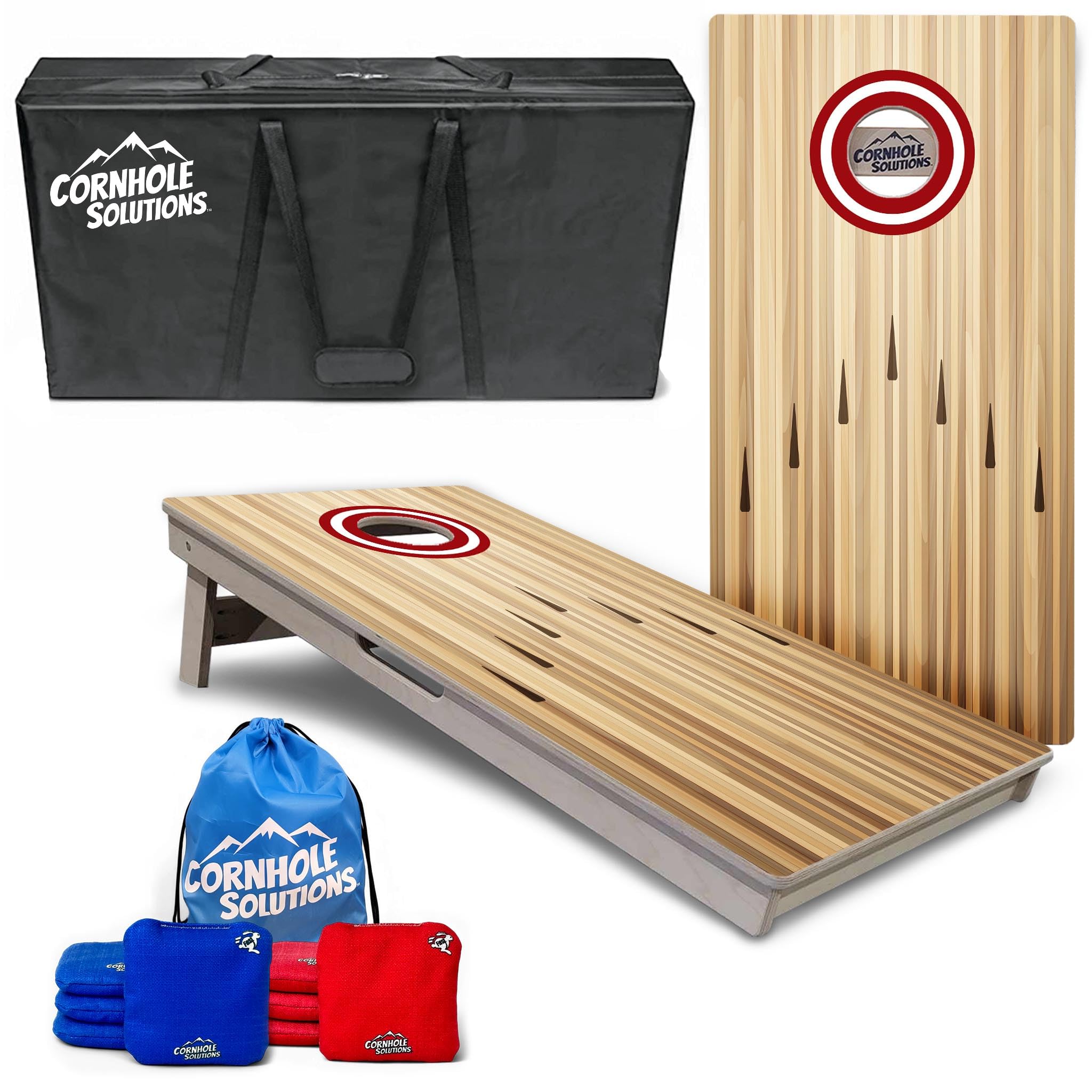Cornhole Solutions Tournament Cornhole Bundle - Regulation 2'x4' Set 3/4