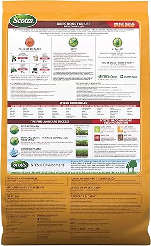 Miniatura 3 de Scotts Turf Builder WinterGuard Fall Weed & Feed5, Weed Killer Plus Fertilizante de otoño, 12,000 pies cuadrados, 33.84 libras.