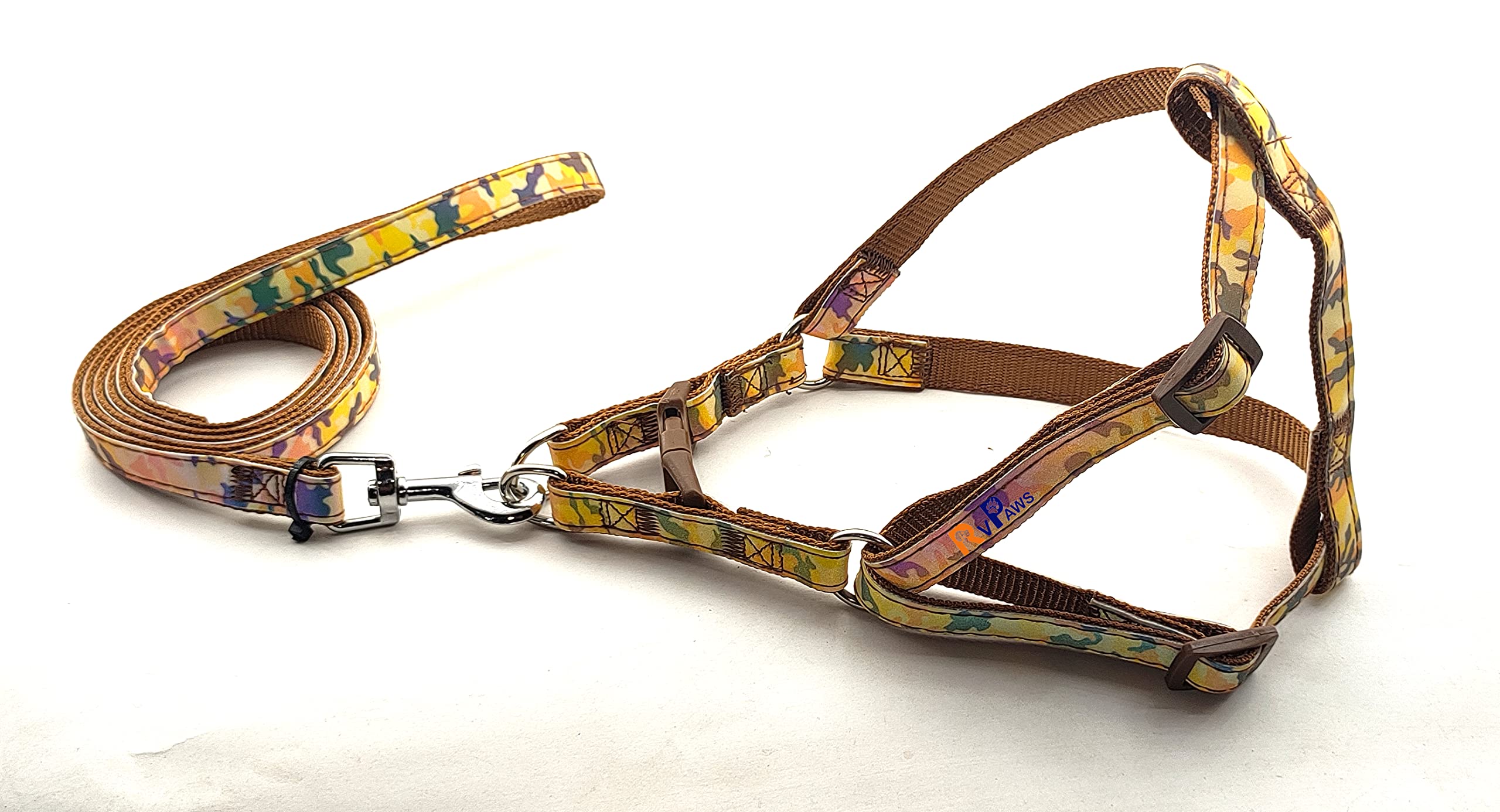 See full amazon price history chart for RvPaws Imported Soft Puppy Harness Nylon Army Print Harness & Leash Set Reflected for Small Dogs & Puppies (Golden Color) RvPaws Imported Soft Puppy Harness Nylon Army Print Harness & Leash Set Reflected for Small Dogs & Puppies (Golden Color) (B0BHKXSJDJ) Amazon Price History, Amazon Price Tracker