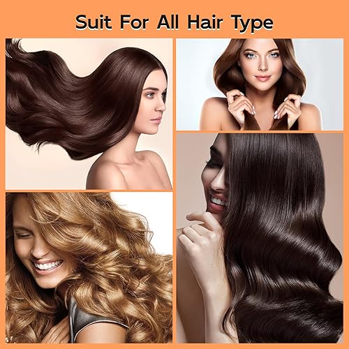 Miniatura 5 de Champú y acondicionador de agua de arroz, agua de arroz fermentada 2 en 1 para el crecimiento e hidratación del cabello, para cabello seco dañado,