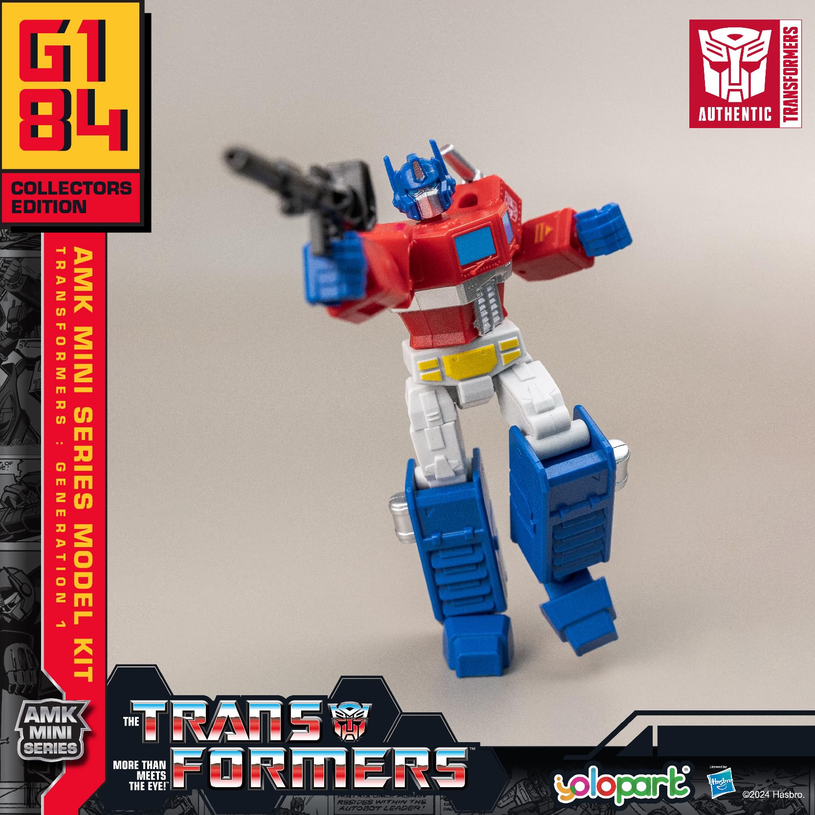 YOLOPARK amkmini Series Optimus Prime Model Kits Transformer Toys