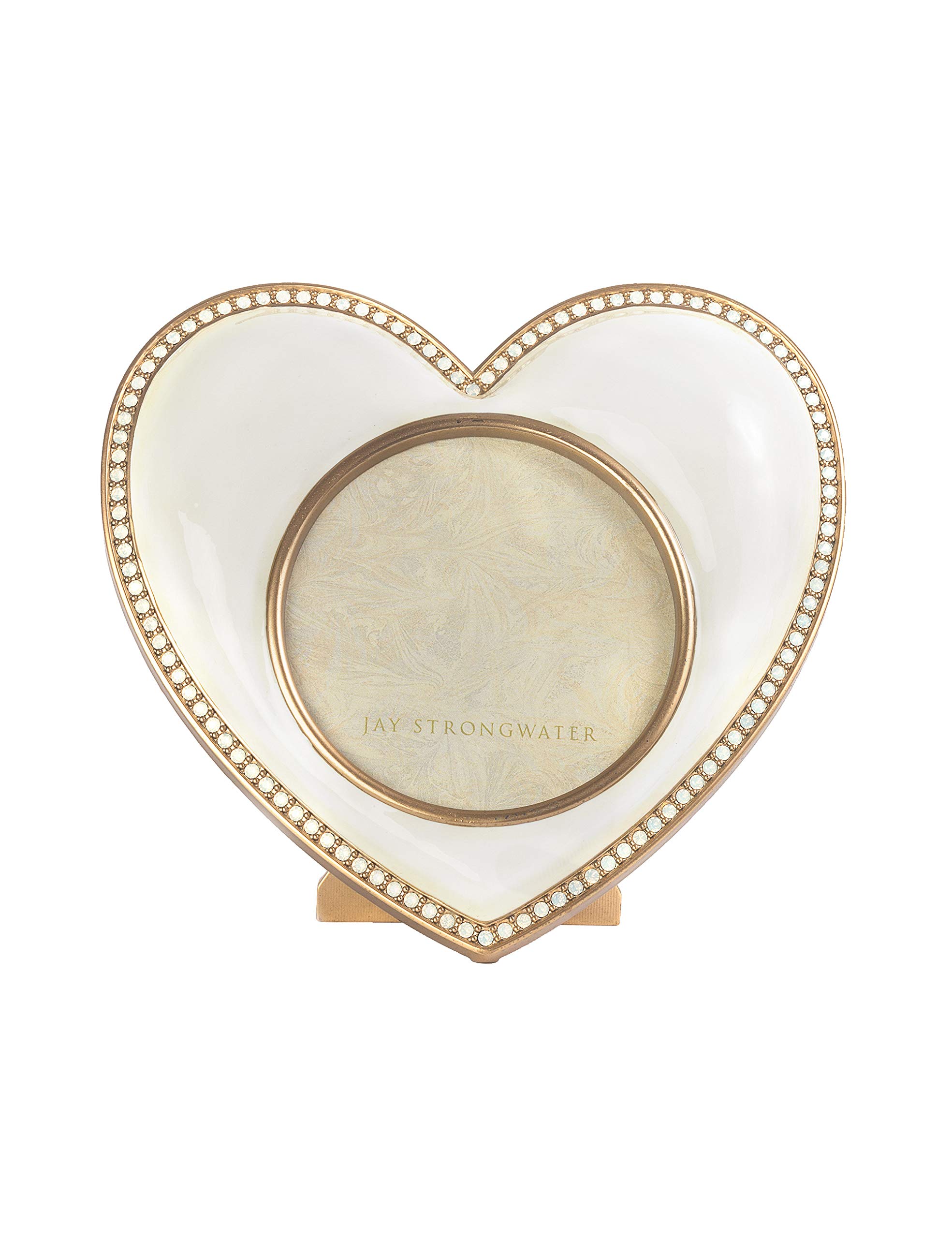 Jay Strongwater Heart Frame - Chanted