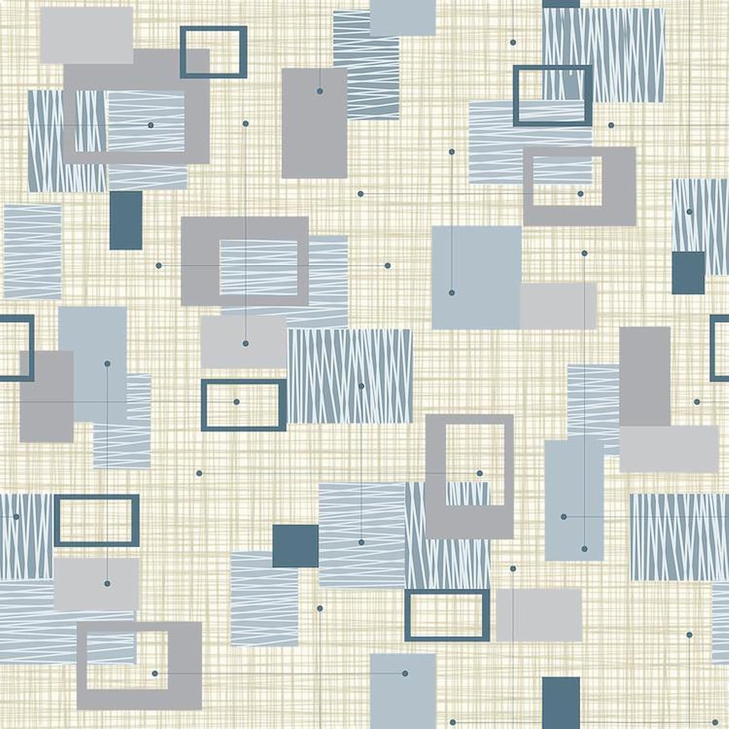 CafePress Makanahele Mid Century Modern Decorative Fabric Shower Curtain