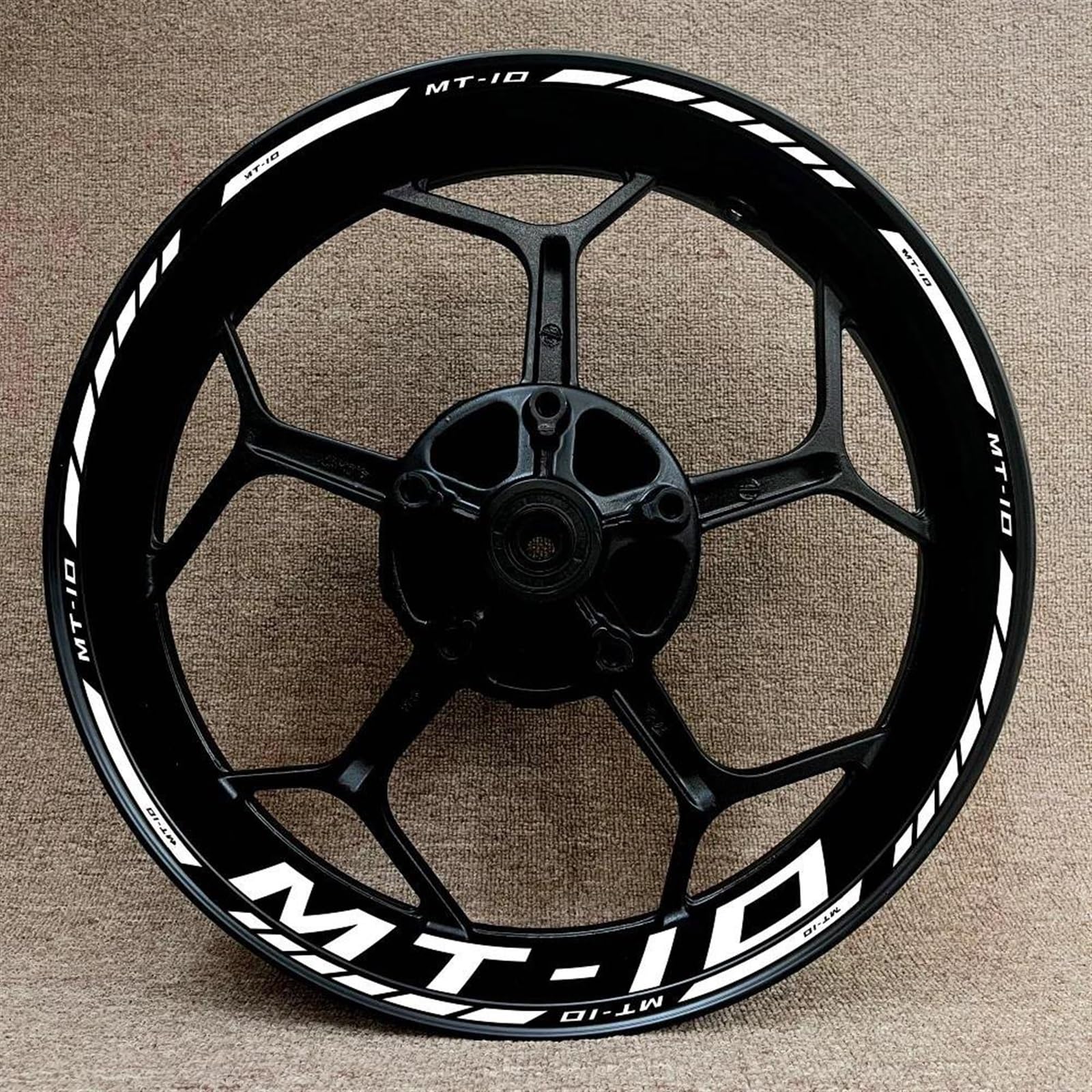 Stickers Motorcycle Wheel Stickers Night Reflective Decorative Rim for MT-10 MT10(Style 16)