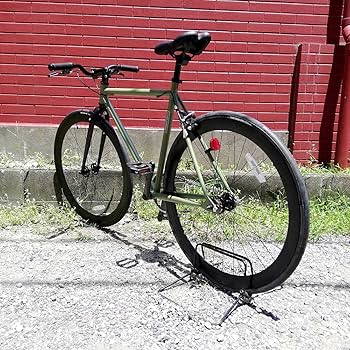 Amazon | 自転車 通販 T-STREET-8D アーミーグリーン クロスバイク