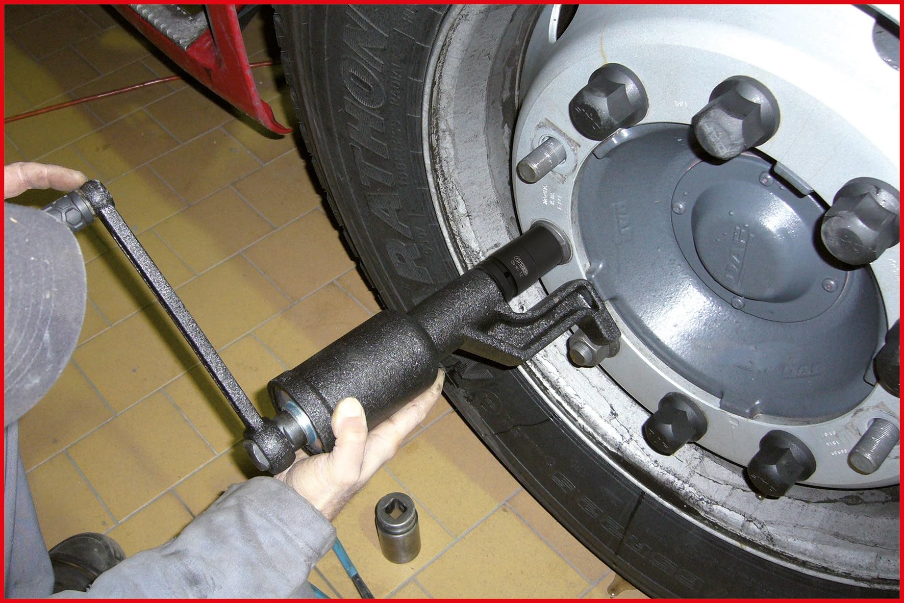 KS Tools 516.1155 1" Serie con Moltiplicatore di Forza Universale, 5 Pezzi, 30 e 33 mm, 1"