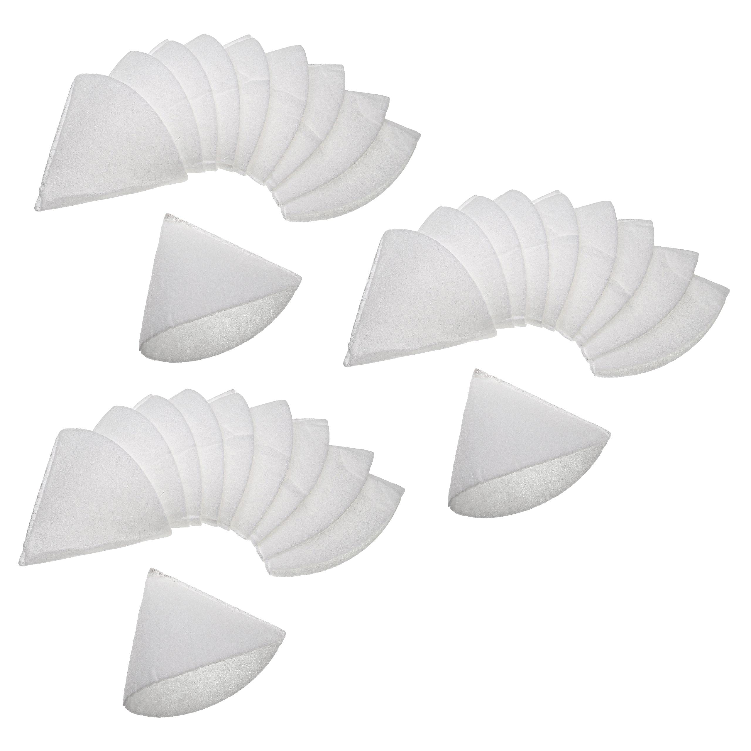 vhbw 30x Filtro cónico reemplaza Zehnder 990320032 para sistema de ventilación - Filtro aire de salida G4, DN 125 blanco