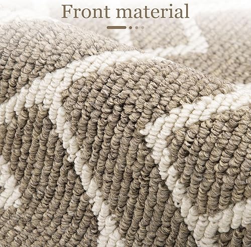 Miniatura 4 de hicorfe Tapete para interiores, tapete para puerta delantera y trasera, parte trasera de goma, antideslizante, 20 x 31.5 pulgadas, de perfil bajo,