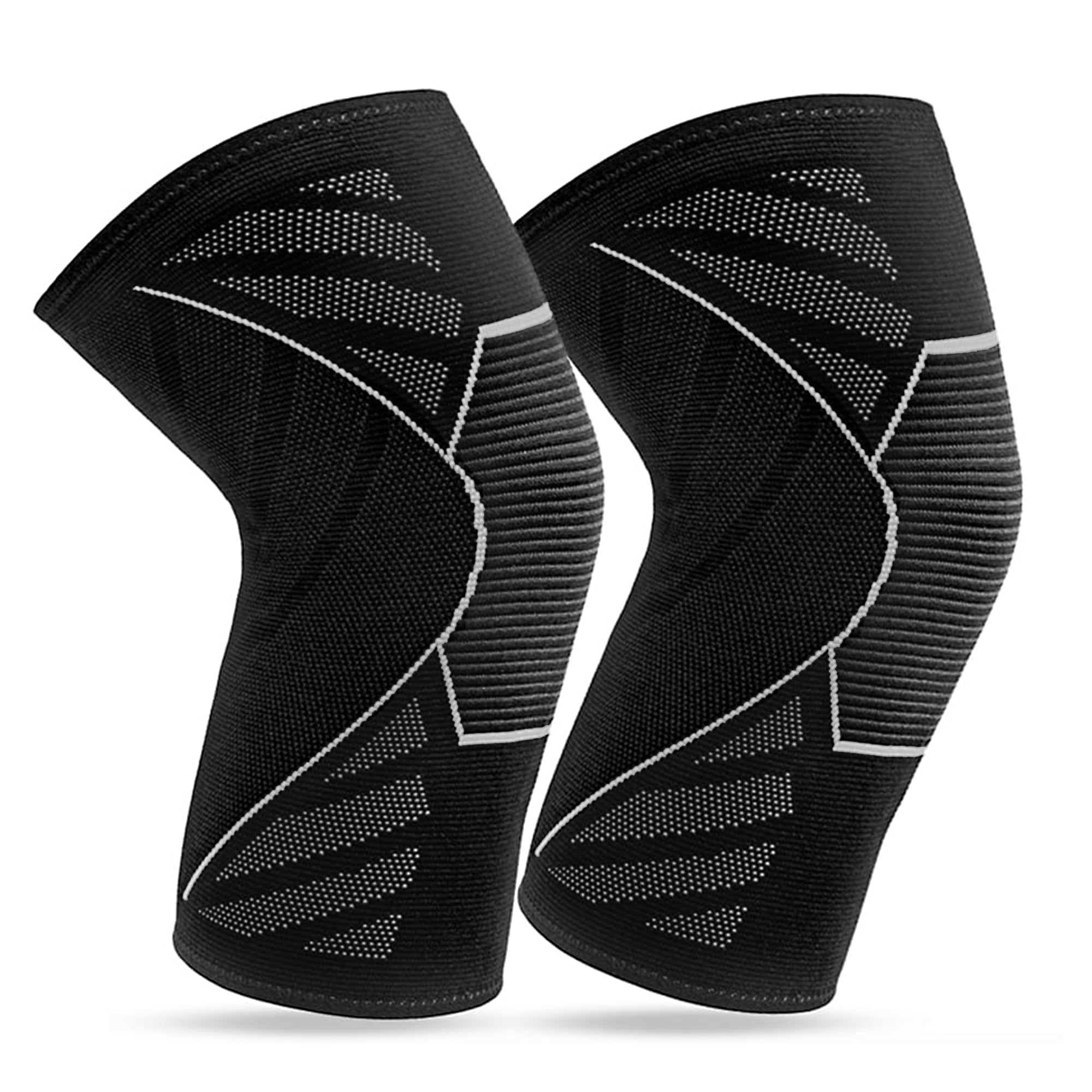 360 RELIEF Kniebandage Männer und Damen, Bandage Knie | Kniestütze für Sport, Gym, Joggen, Kraftsport, Meniskus Kompressionsbandage, Knee Support