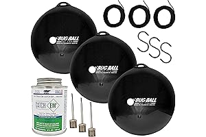 Bug Ball Eco-Friendly Yellow Fly Traps 3-Pack Starter