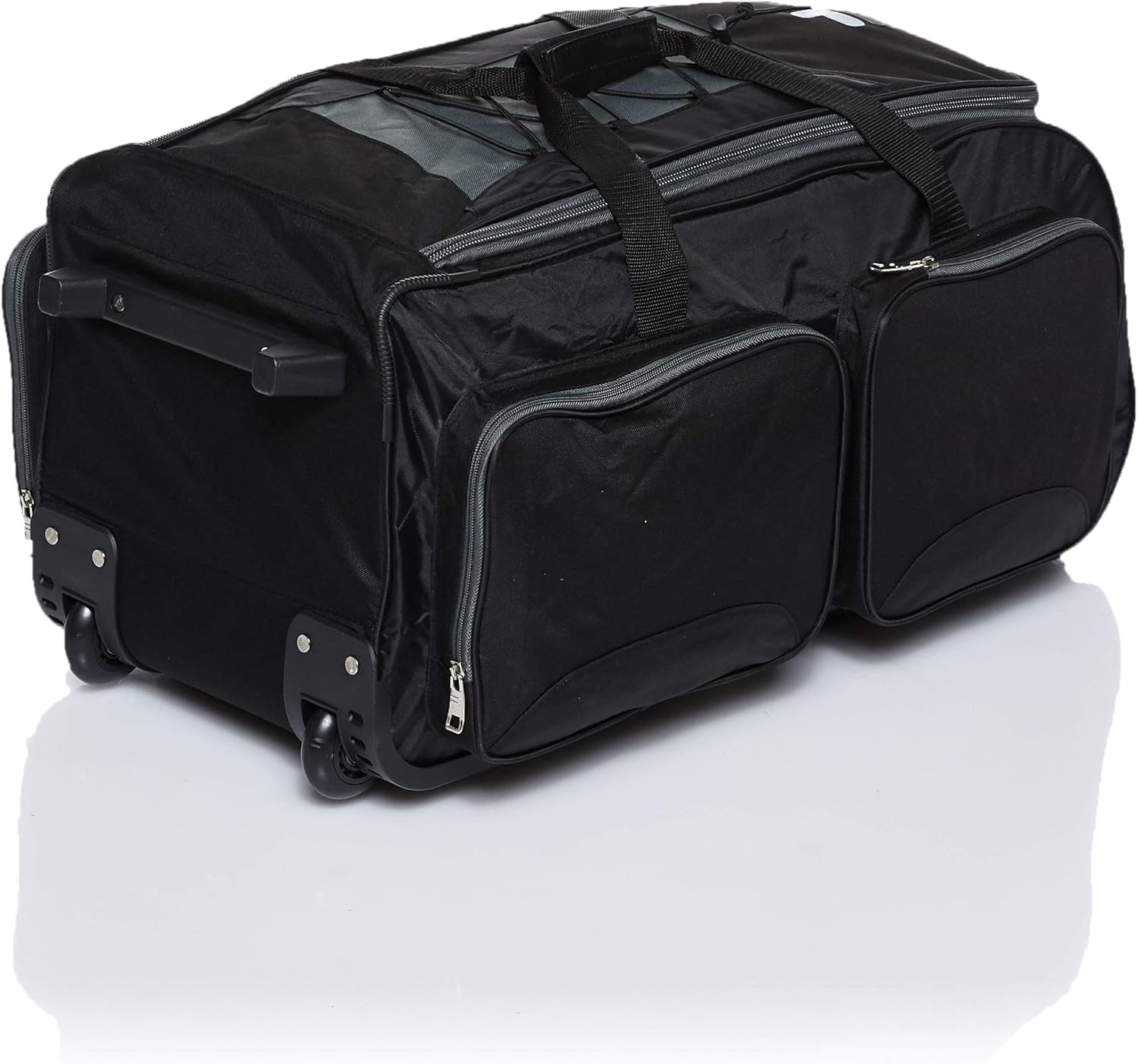  | Fila 26" Lightweight Rolling Duffel Bag, Black, One Size | Travel Duffels