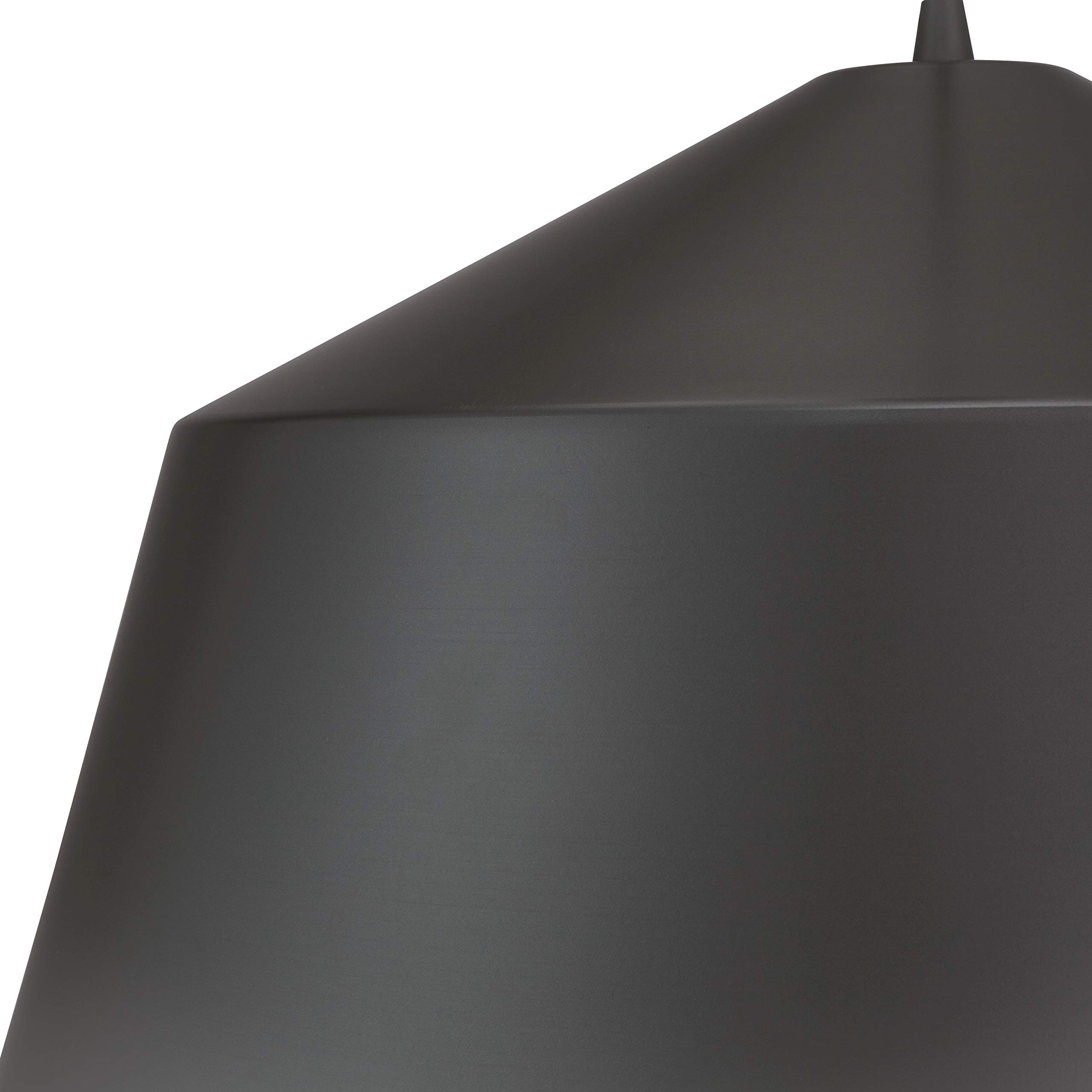 Westinghouse iluminación 63729 Lámpara colgante para interiores de un solo brazo, acabado en bronce de cañón cepillado mate