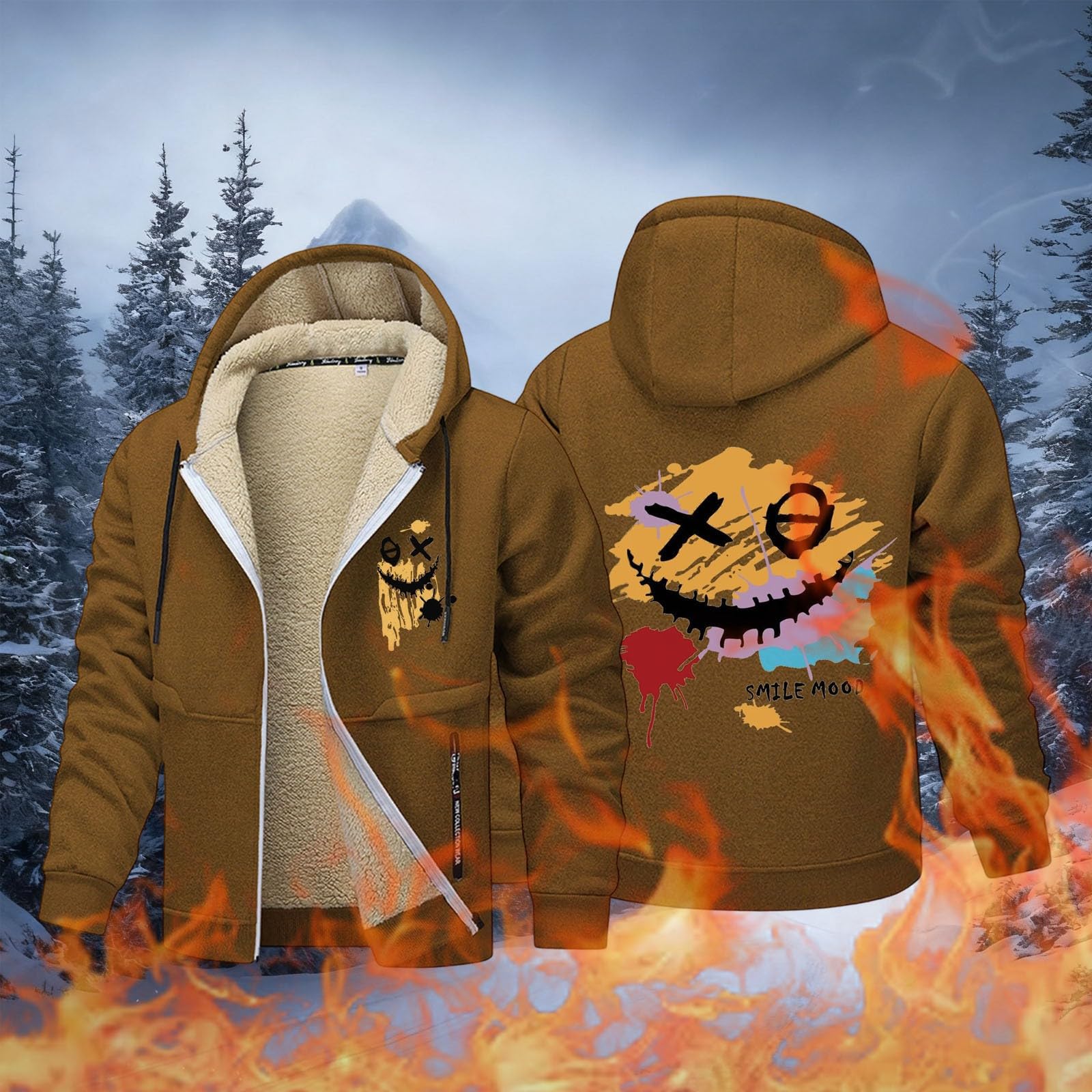 Generisch Sommerjacke Damen Leicht Fleece-Kapuzenpullover mit Buchstabendruck-Design. Stilvoller Pullover für die Freizeit. Bequeme warme Oberbekleidung alltägliche Aktivitäten