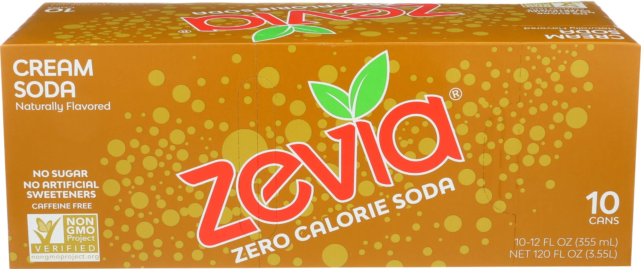 Zero Calorie Soda, Cream, 12 Fluid Ounce