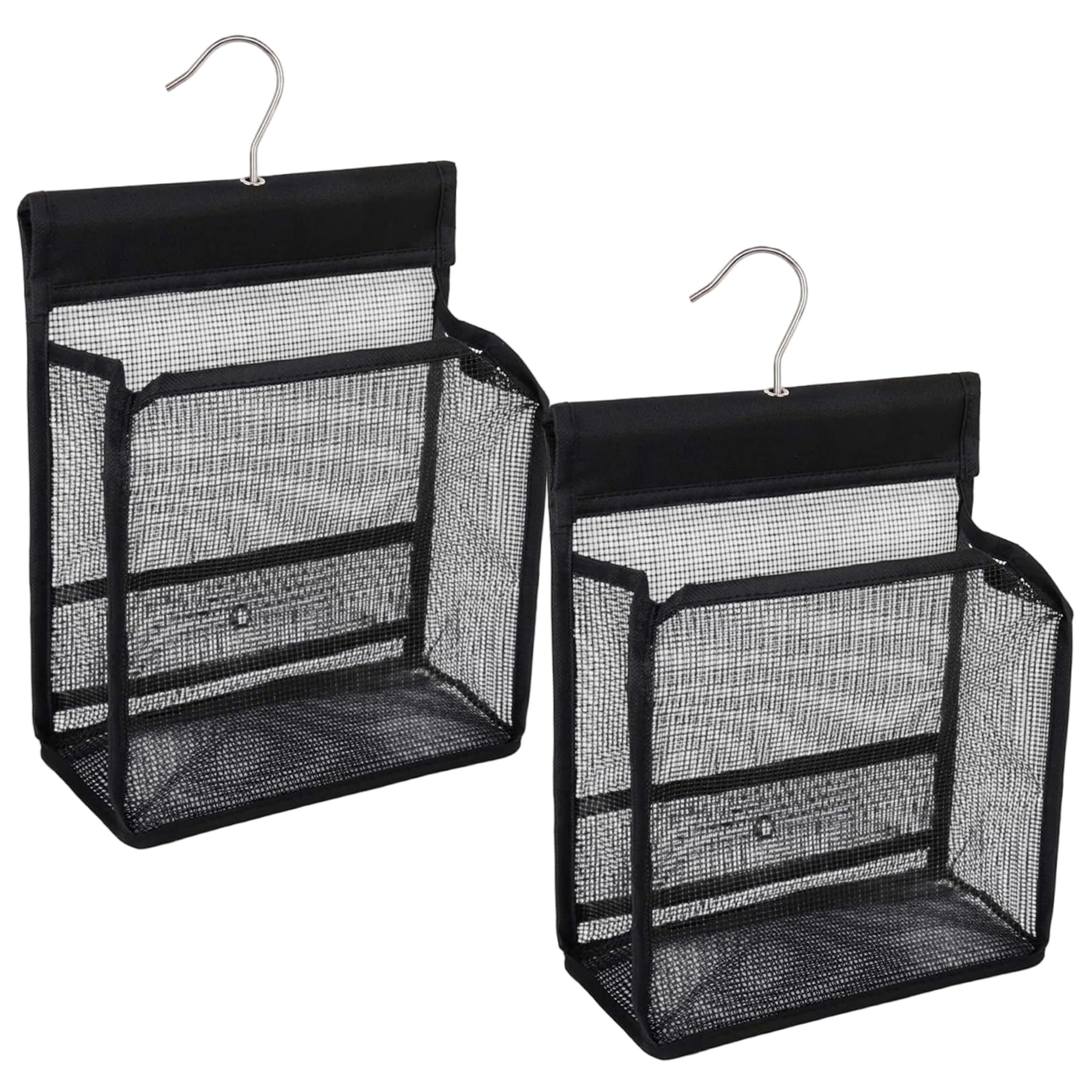 Ngbbby 2Pcs Mesh Shower Caddy 7 9x3 9x9 5 Detachable Collapsible Portable Hanging Shower Caddy with Hooks for