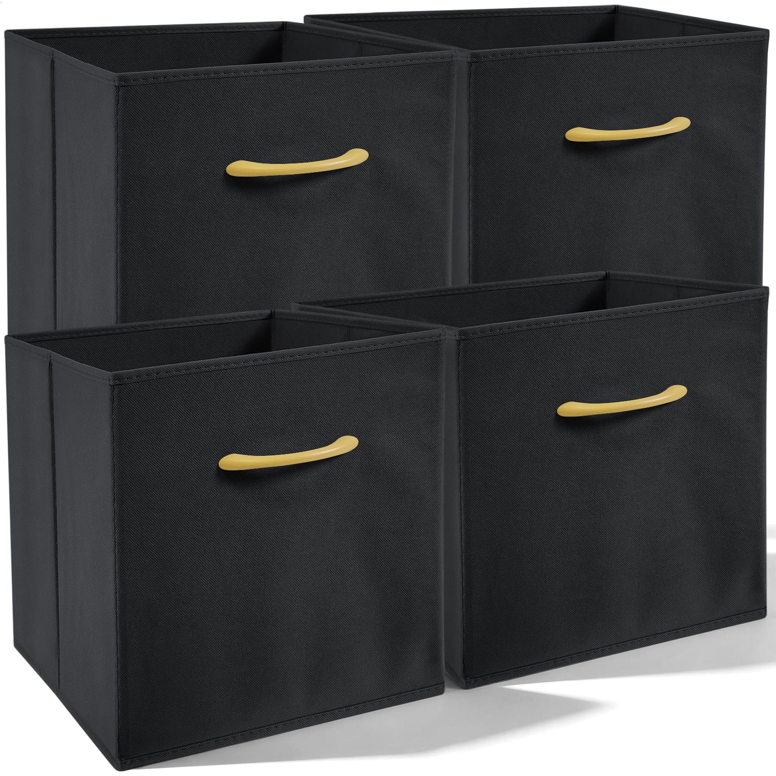 Amazing Tour Cube Storage Boxes, Foldable with Handles, 4 Pack — image 1
