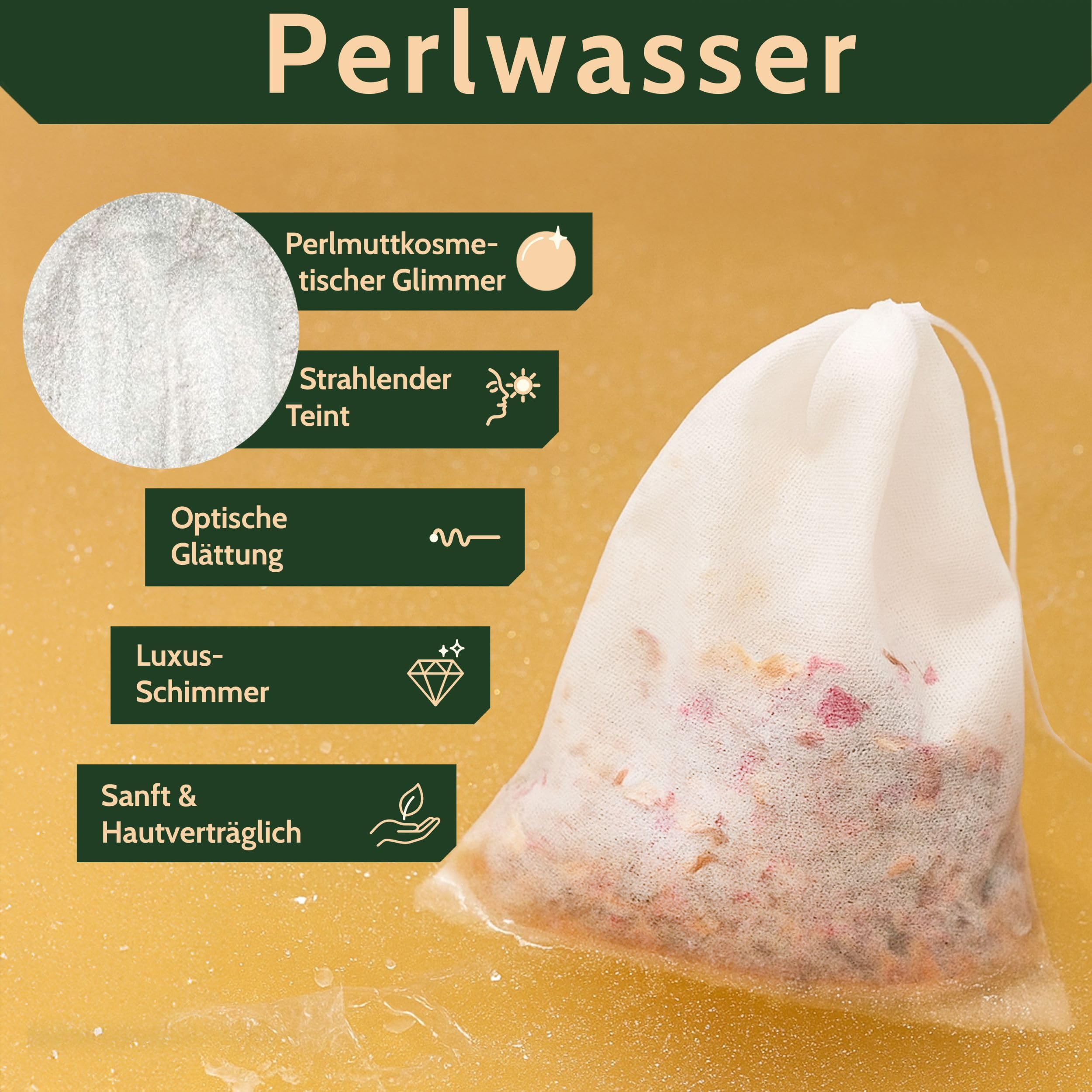 Valle Verde Badetee, Bade-Tee, Wellness-Bad, Aromatherapie, Entspannung, Hautpflege - Hangefertigt, 100% Natürlich - Himalayasalz, Lavendel, Grüner Tee, Rosenblätter (3er Pack)