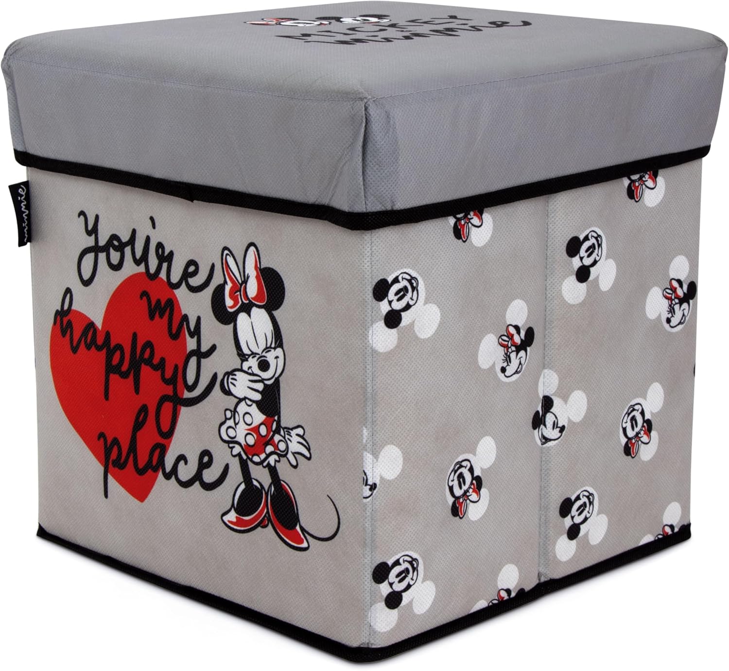 ARDITEX Minnie Folding Textile Storage Seat 30x30x30cm