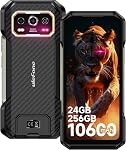 Ulefone Armor 27 Smartphone truqué déverrouillé, 64MP Vision nocturne & 50MP Caméra Ultra-Wide pour l'extérieur, 32MP Devant, 33W Rapide & 30W Frais sans fil, téléphone cellulaire durable