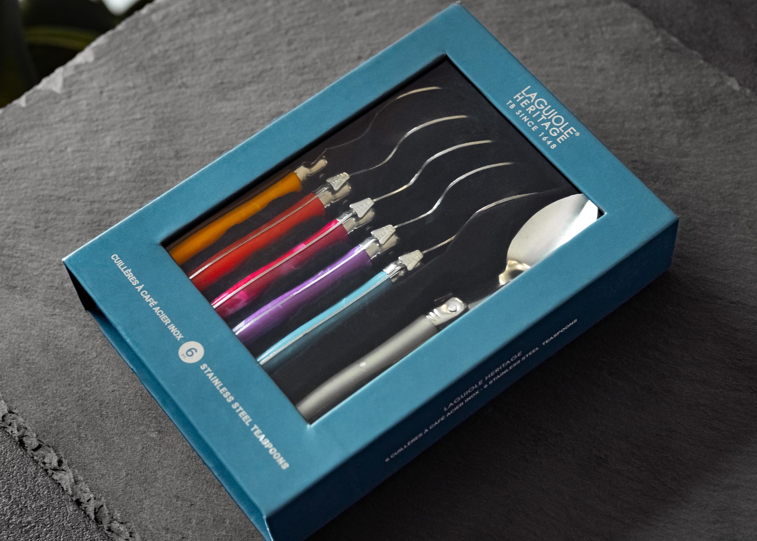 Laguiole Estuche de Cubiertos, Acero Inoxidable