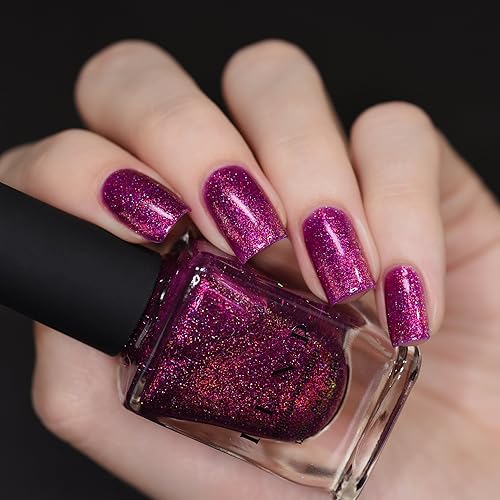 Miniatura 1620 de ILNP Madison Ave Esmalte de uñas holográfico metálico rosa antiguo