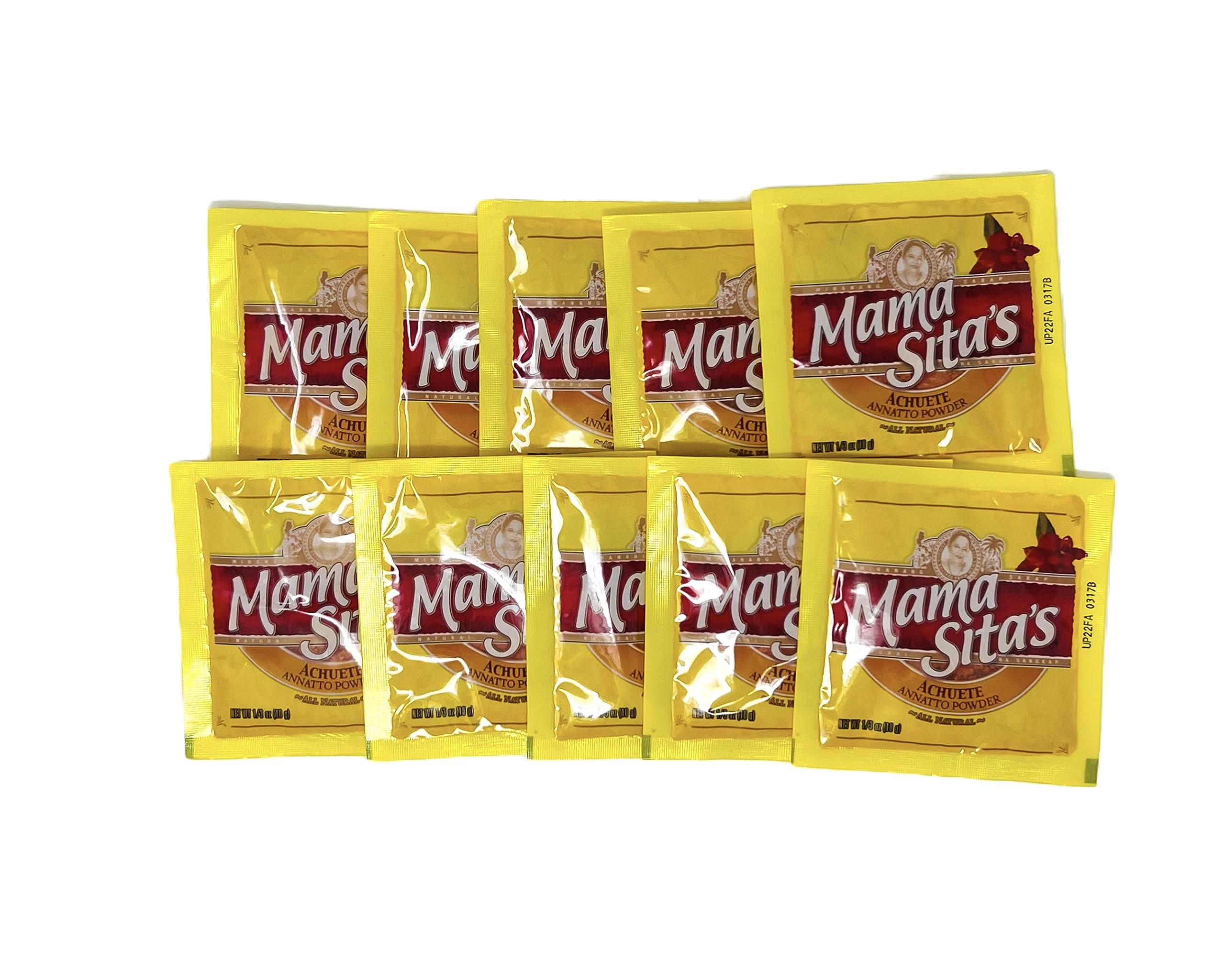 Mama Sita's Achuete Annatto Powder All Natural 10g (Pack of 10)