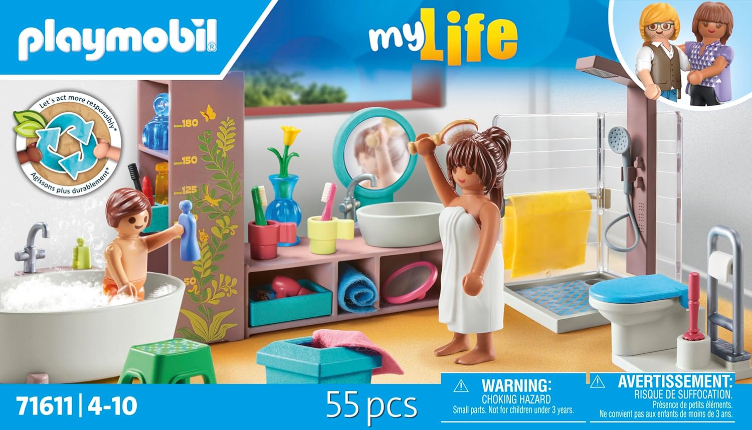 Playmobil Bathroom with Shower