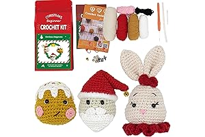 Adorable Gingerbread Crochet Kit for Festive Adult Crafters