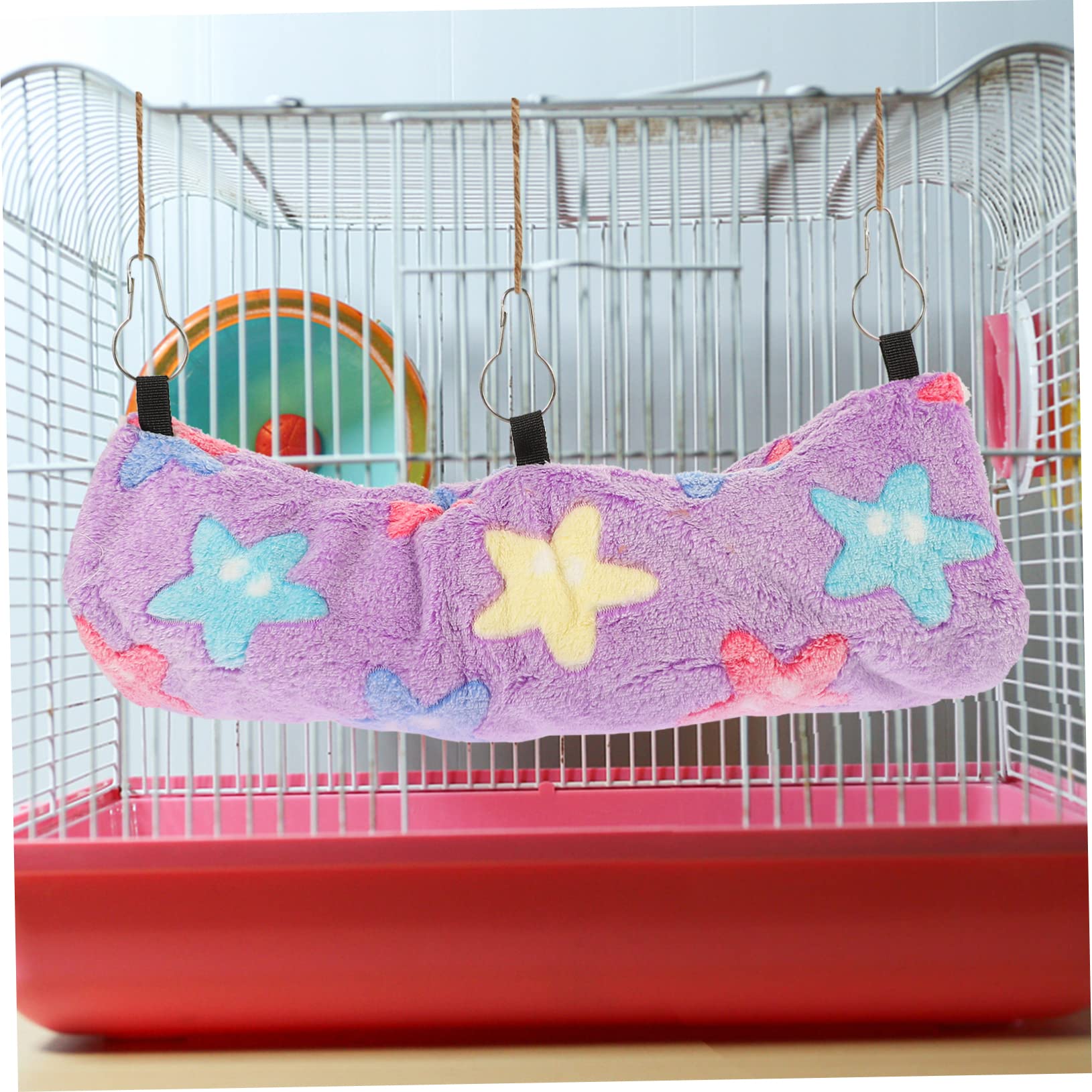 POPETPOP 2pezzi Hamster Tunnel Hammock Cotone Per Criceti e Piccoli Animali Nido Comodo e Caldo Accessori Per Gabbie Di Furetto e Cincillà Adatto Per Tutte Le Stagioni Materiale Sicuro e