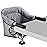 Hook On Chair, Portable Table High Chair, Folding Compact Baby Seat with Storage Bag for Indoor/Outdoor(Grey)