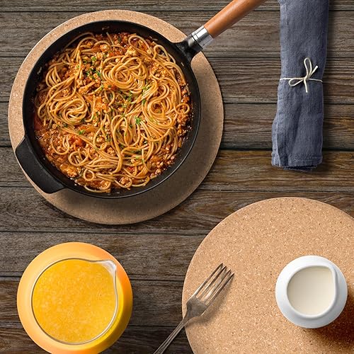 Miniatura 2 de Almohadillas calientes de corcho para salvamanteles de corcho de cocina para platos calientes, ollas, sartenes, hojas de horno, almohadillas