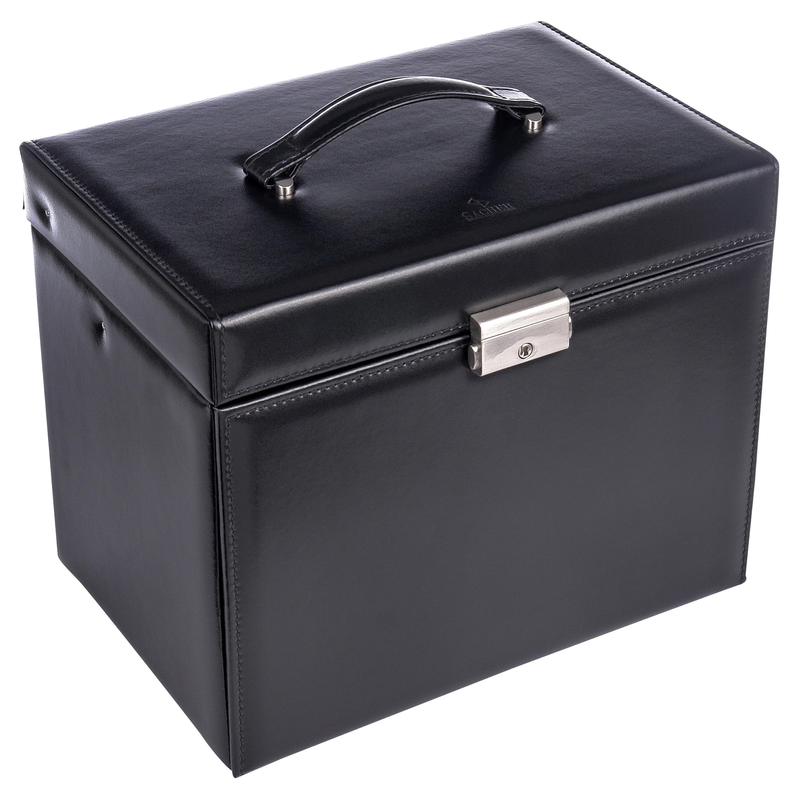 SACHER Schmuckkasten Nancy new classic/schwarz (Leder)