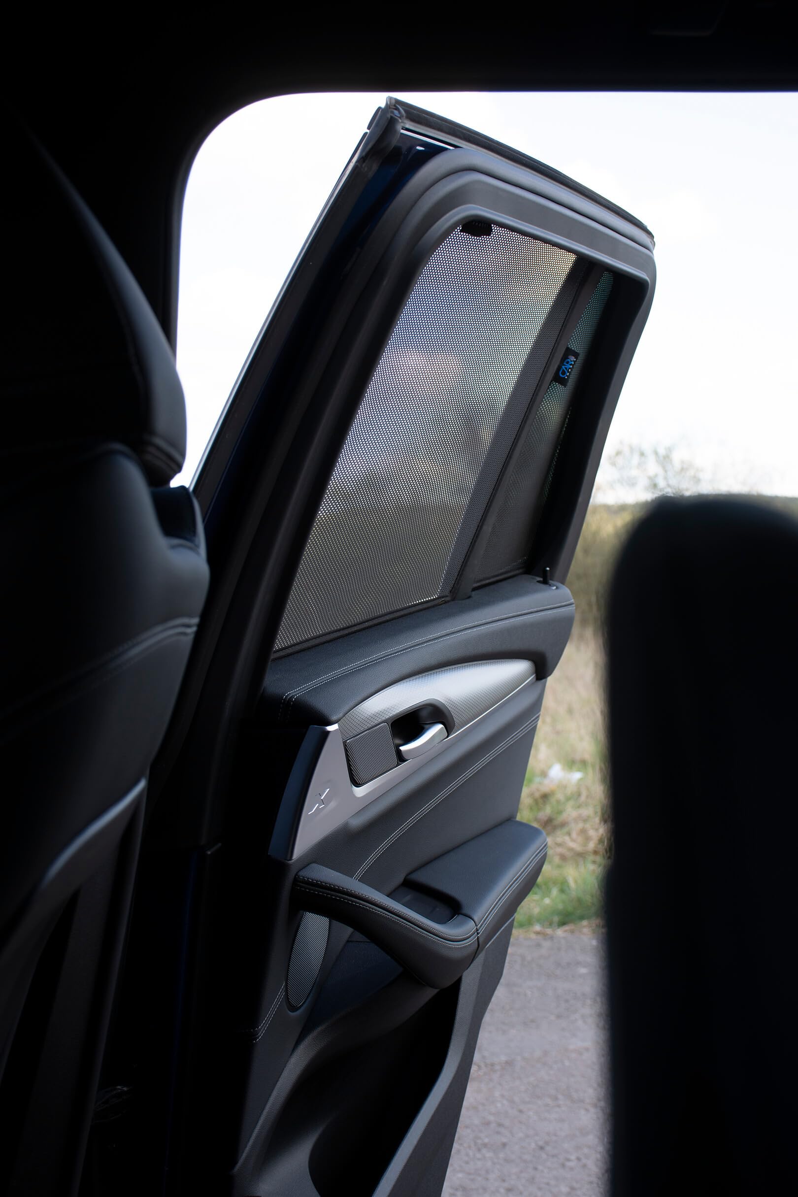 CAR SHADES Set de Compatible avec BMW X3 (G01) 2017- & iX3 (G08) 2020- (8-pièces), Noir