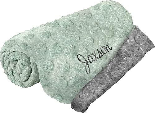 Miniatura 6 de berry bebe Regalos para bebé, manta de bebé personalizada para niño, mantas con nombre personalizado, material de visón de felpa con diseño de