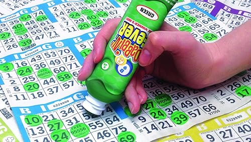 Miniatura 4 de Dabbin' Fever Bingo Daubers One Dozen - Dabbers de tinta de 3 onzas (morado)