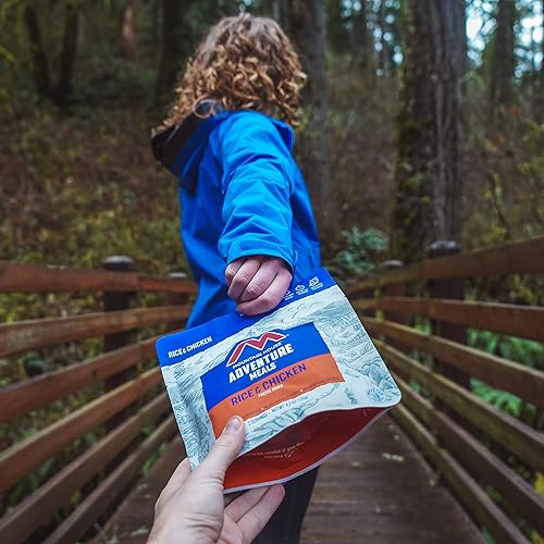 Miniatura 4 de Mountain House Arroz y pollo  Alimentos liofilizados para mochileros y acampar  2 porciones  Sin gluten y clásicos con salsa de carne  Alimentos